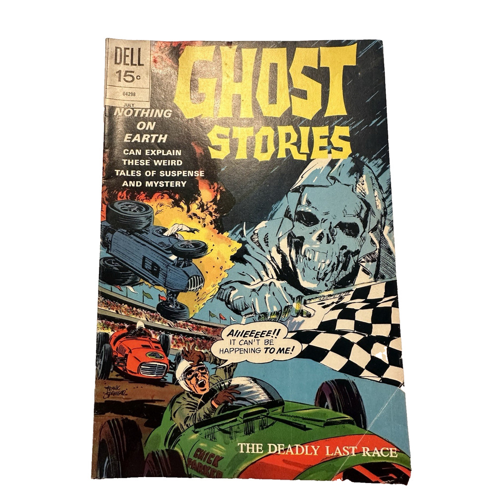 DELL- Ghost Stories #33, The Deadly Last Race Good+ 1972 VTG